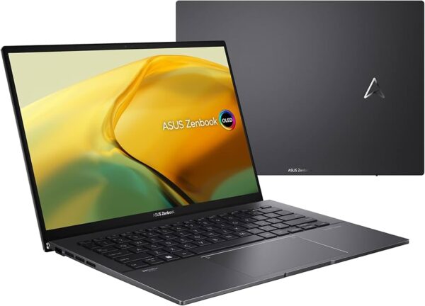 מחשב נייד מחודש Asus ZenBook 14 UM3402YA Ryzen™ 5 7530U 256GB SSD 8GB 14" 2.8K (2880x1800) TOUCHSCREEN OLED WIN11 BLACK Backlit Keyboard FP Reader NumberPad 2.0