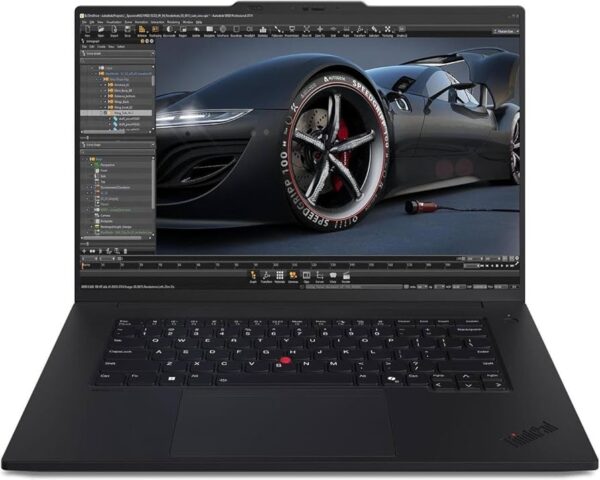 מחשב נייד מחודש Lenovo ThinkPad P1 Gen 7 MOBILE WORKSTATION Core™ Ultra 9 185H 1TB SSD 32GB 16" (3840x2400) TOUCHSCREEN WIN11 Pro NVIDIA® RTX 3000 BLACK