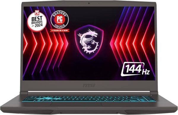 מחשב נייד מחודש MSI THIN 15 B13VE GAMING Core™ i5-13420H 512GB SSD 16GB 15.6" (1920x1080) 144Hz WIN11 NVIDIA® RTX 4050 6144MB BLACK Backlit Keyboard B-GRADE