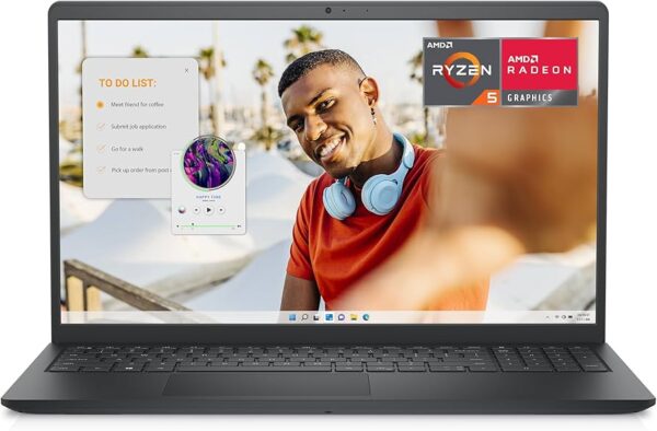מחשב נייד Dell Inspiron 15 3535 Ryzen™ 5 7520U 512GB SSD 8GB 15.6" (1920x1080) 120Hz IPS WIN11 CARBON BLACK  -   I3535R58512W11