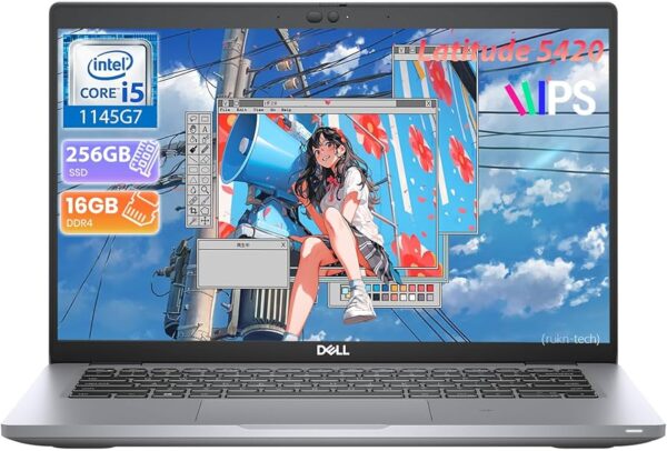 מחשב נייד Dell Latitude 5420 Core™ i5-1135G7 256GB SSD 16GB 14" (1920x1080) WIN11 PRO BLACK LAT5420-I5