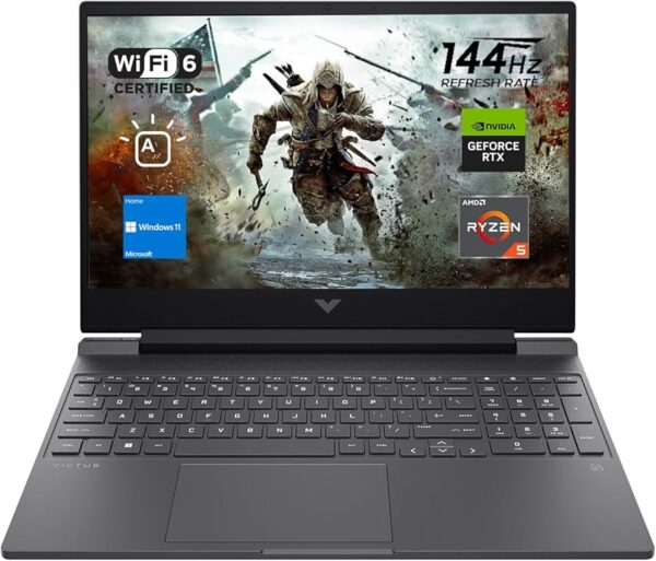 d79ed797d7a9d791-d7a0d799d799d793-hp-victus-15-fa2021-gaming-core-i7-13620h-512gb-ssd-16gb-15-6-1920x1080-ips-144hz-win11-rtx-3050-6gb-mica-silver-backlit-keyboard מחשב נייד HP VICTUS 15-FA2021 GAMING Core™ i7-13620H 512GB SSD 16GB 15.6" (1920x1080) IPS 144Hz WIN11 RTX 3050 6GB MICA SILVER Backlit Keyboard