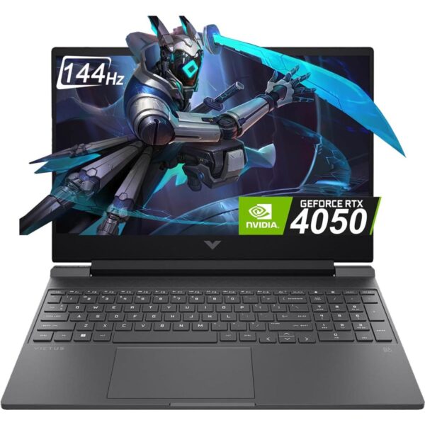 מחשב נייד HP VICTUS 15-FA2082 GAMING Core™ i5-13420H 512GB SSD 16GB 15.6" (1920x1080) WIN11 NVIDIA® RTX 4050 6144MB MICA SILVER Backlit Keyboard  -   B5EQ3UA#ABA