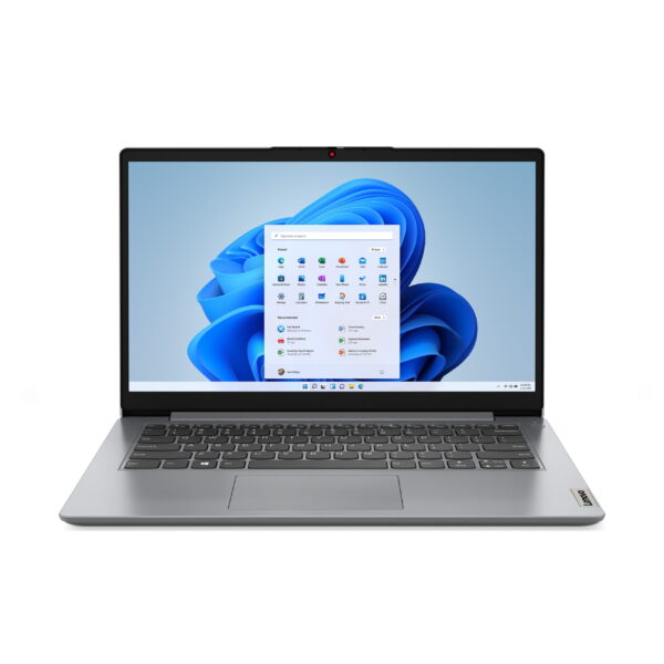 מחשב נייד Lenovo IdeaPad 1i Celeron™ N4500 128GB eMMC 4GB 14" (1920x1080) WIN11 S GREY (1 year Microsoft 365 included)  -   82LV0075US