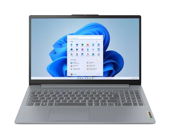 מחשב נייד Lenovo Slim 3 15ABR8 Ryzen™ 5 5625U 512GB SSD 16GB 15.6" (1920x1080) NO OS ARTIC GREY Backlit Keyboard IN Power Plug  -   82XM0106IN