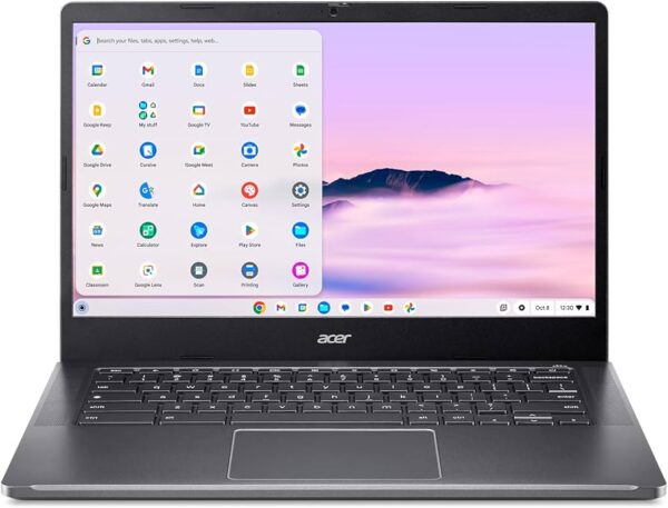 מחשב נייד Acer Chromebook Plus 514 CBE594-3T-36N8 Core™ 3 N35 256GB SSD 8GB 14" (1920x1200) TOUCHSCREEN ChromeOS