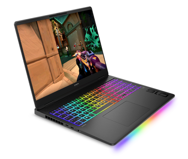 מחשב נייד HP OMEN MAX 16-AH0097 GAMING Core™ Ultra 9 275HX 1TB SSD 32GB 16" (2560x1600) 240Hz WIN11 NVIDIA® RTX 5080 16384MB SHADOW BLACK Backlit Keyboard