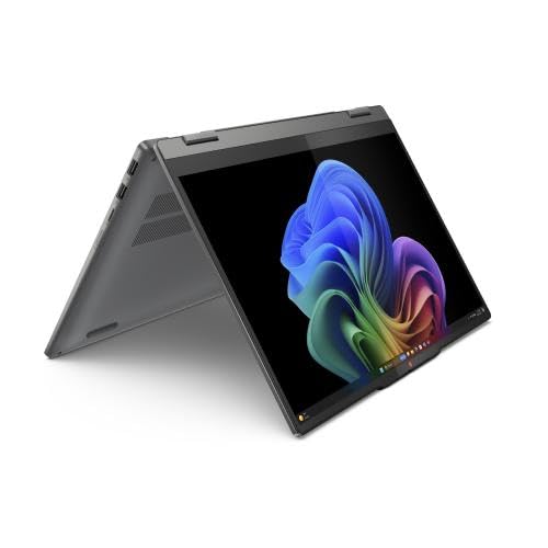 מחשב נייד Lenovo 5 14Q8X9 2-IN-1 Copilot+ Snapdragon® X Plus X1P-42-100 1TB SSD 16GB 14" WUXGA (1920x1200) TOUCHSCREEN OLED WIN11 LUNA GREY Backlit Keyboard FP Reader