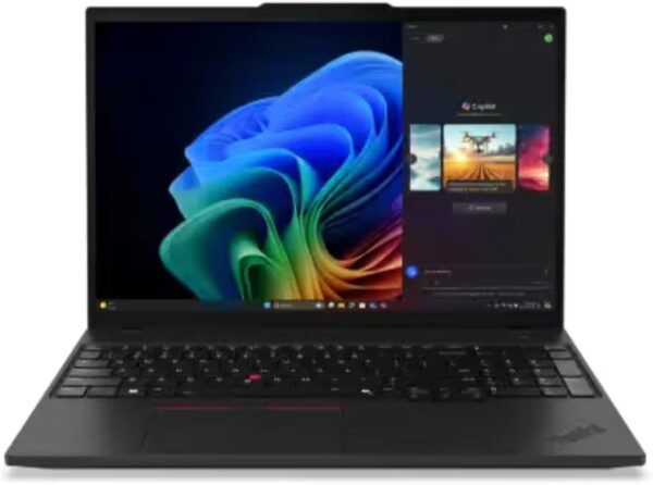 מחשב נייד Lenovo ThinkPad T16 Gen 4 AMD Ryzen™ AI 7 PRO 350 512GB SSD 16GB 16" (1920x1200) TOUCHSCREEN WIN11 Pro ECLIPSE BLACK Backlit Keyboard FP Reader