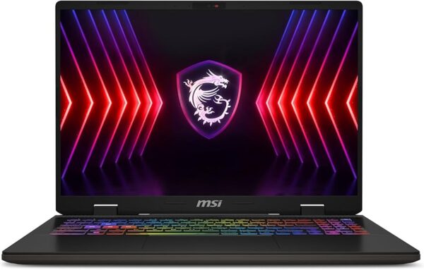 מחשב נייד MSI Sword 16 HX B14VGKG-841 GAMING Core™ i9-14900HX 1TB SSD 32GB 16" WUXGA (1920x1200) 165Hz WIN11 NVIDIA® RTX 4070 8192MB COSMO GRAY RGB Backlit Keyboard