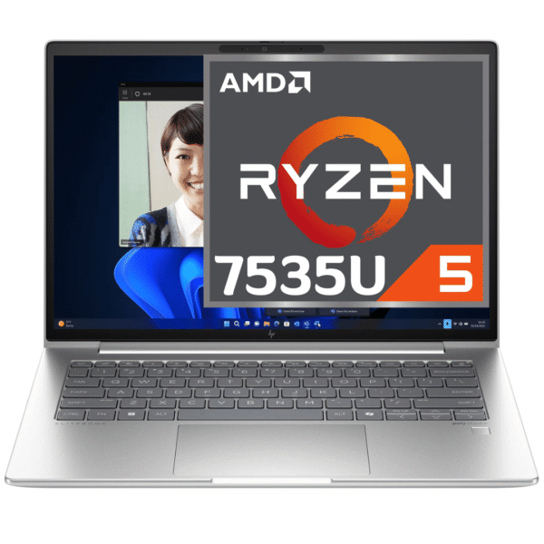 מחשב נייד מחודש  HP EliteBook 645 G11 AMD Ryzen 5 PRO 7535U 512B SSD 16GB 14" (1920x1200) NO WEBCAM WIN11 Pro