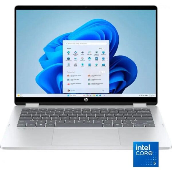 מחשב נייד מחודש  HP OMNI BOOK 5 FLIP 14-FP0013DX 2-IN-1 Core 5 120U 512GB SSD 8GB 14" WUXGA (1920x1200) TOUCHSCREEN WIN11 GLACIER SILVER Backlit Keyboard 0.7" thin, 3.3 lbs. US Sales Only