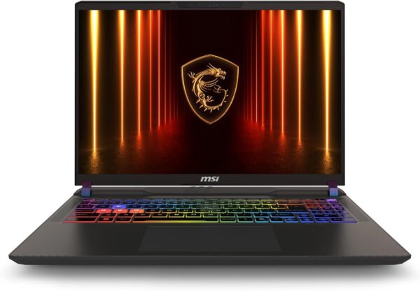 מחשב נייד MSI Vector 16 HX AI A2XWIG-400US Core Ultra 9 275HX 4TB SSD 64GB 16" (2560x1600) 240Hz WIN11 Pro NVIDIA RTX 5080 16384MB COSMOS GREY Backlit Keyboard